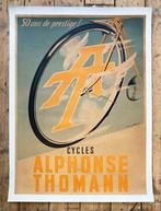 orgineel affiche uit 1949. Cycles A. Thomann, Ophalen of Verzenden, A1 t/m A3, Film en Tv, Rechthoekig Staand