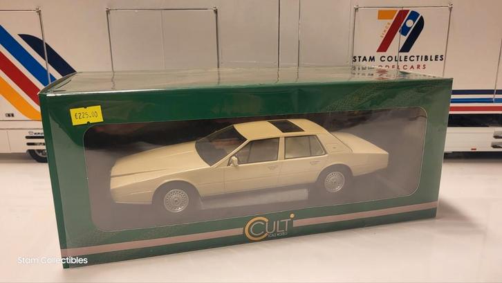 Cult Scale Models Aston Martin Lagonda Crème, Hobby en Vrije tijd, Modelauto's | 1:18, Zo goed als nieuw, Auto, Overige merken
