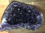 Amethist cluster (59) 13,75 kg, 37x30x18 cm diep paars, Ophalen of Verzenden, Mineraal