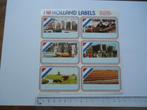sticker oud LOVE HOLLAND label 1984 Introduct vel vintage, Verzenden, Zo goed als nieuw, Bedrijf of Vereniging
