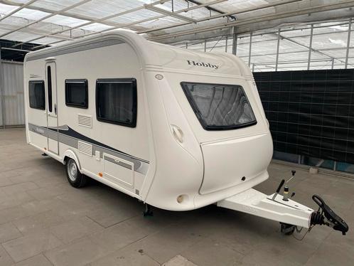 Hobby 455UF Prestige, Caravans en Kamperen, Caravans, Particulier, tot en met 4, 1250 - 1500 kg, Rondzit, Hobby, Dwarsbed, 5 tot 6 meter