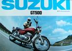 Folder SUZUKI GT 500 03/ 1976, Motoren, Ophalen of Verzenden, Suzuki