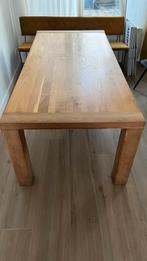 Massief Houten Tafel / Dining Wood Table, Huis en Inrichting, Ophalen, Gebruikt, 100 tot 150 cm, 50 tot 75 cm