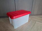 Curver Opbergbox met Rode Deksel - 60x38x34 cm, Ophalen of Verzenden