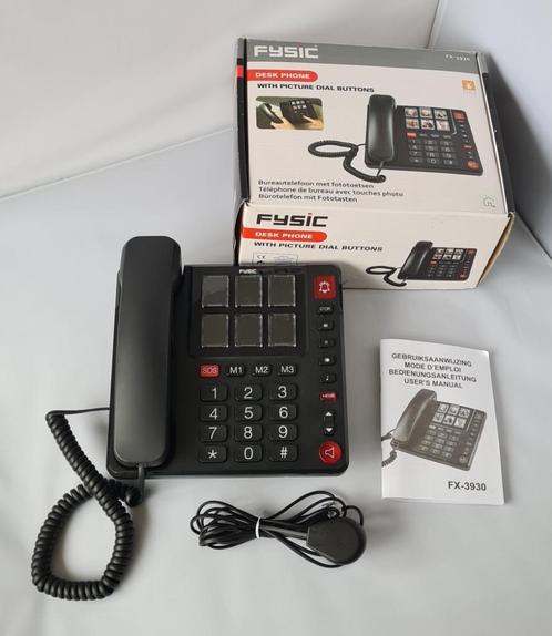 Fysic FX-3930 telefoon, Telecommunicatie, Vaste telefoons | Niet Draadloos, Zo goed als nieuw, Ophalen of Verzenden