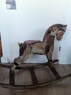 brocant  houten hobbelpaard., Antiek en Kunst, Curiosa en Brocante, Ophalen