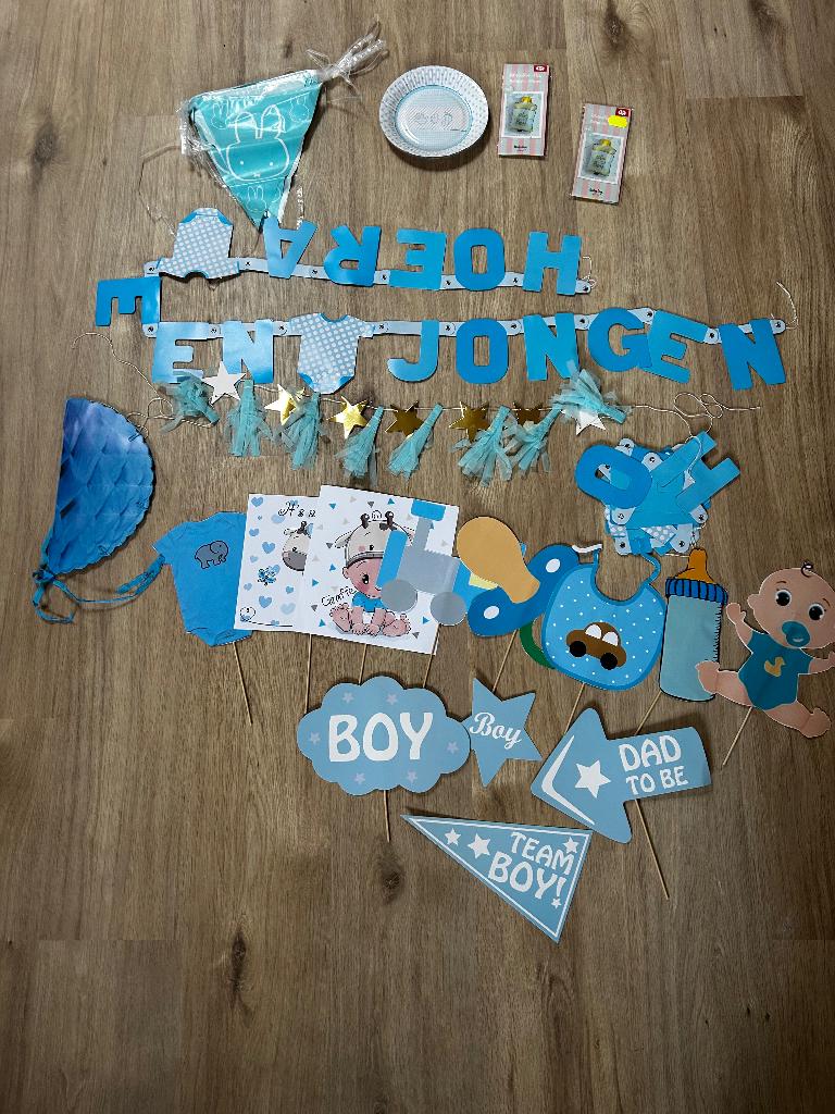 Babyshower jongen, Ophalen, Zo goed als nieuw