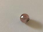 Trollbeads ronde rozenkwarts, facet geslepen., Ophalen of Verzenden, Zo goed als nieuw, Roze, Steen of Mineraal
