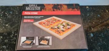 Grillmeister pizza steen 30x38, nieuw,voor oven of barbecue  beschikbaar voor biedingen