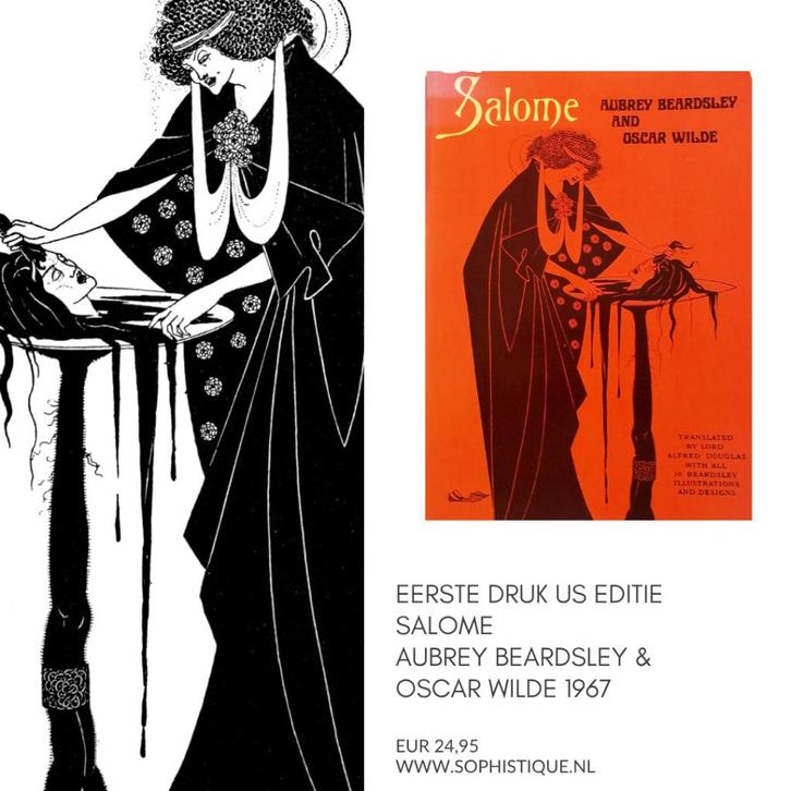 Eerste druk US Editie Salome Aubrey Beardsley & Oscar Wilde, Boeken, Literatuur, Gelezen, Ophalen of Verzenden