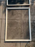 Inzethor raamhor 98x74 cm Ral 9010, Doe-het-zelf en Verbouw, Ophalen, Kunststof, Gebruikt, 80 tot 100 cm