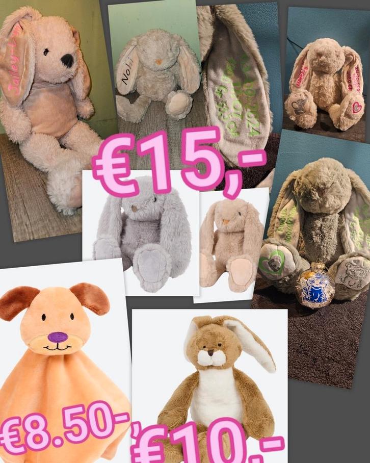 Leuke bedrukte rompers , slabben en knuffels, Kinderen en Baby's, Babykleding | Maat 56, Nieuw, Jongetje of Meisje, Nacht- of Onderkleding