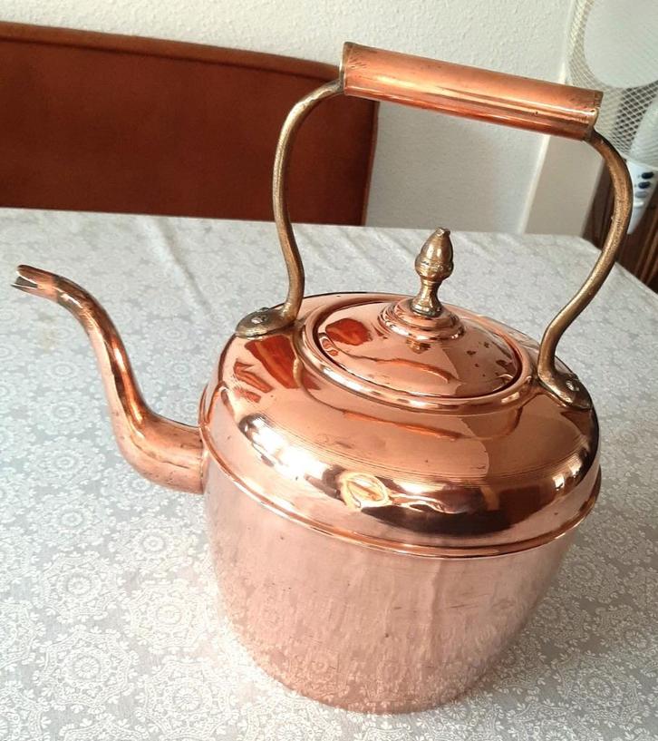 Art Deco Koperen ketel, Antiek en Kunst, Antiek | Koper en Brons, Koper, Ophalen of Verzenden