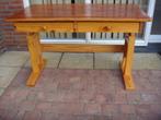 Vintage houten tekentafel tafel 120 x 65 x 62 - 88 (L x B x, Ophalen, Gebruikt, 100 tot 150 cm, 50 tot 75 cm