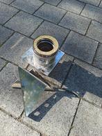 nieuwe rvs dubbelwandige dakdoorvoer 100 mm, Doe-het-zelf en Verbouw, Ophalen, Nieuw
