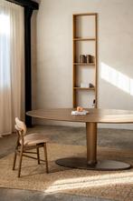 Design eetkamerset tulip tafel en 6x stoel - Eiken hout, Huis en Inrichting, Tafels | Eettafels, Ophalen of Verzenden, Rechthoekig