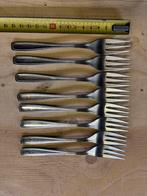 WMF Cromargan gebaksvorkjes (set van 8 stuks), Huis en Inrichting, Keuken | Bestek, Gebruikt, Ophalen of Verzenden, Rvs of Chroom
