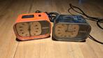 Good-old-electric klokjes oranje en zwart, Witgoed en Apparatuur, Wekkers, Ophalen of Verzenden, Gebruikt