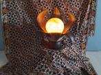 Handgemaakte Indonesische Tafellamp Palmblad, Huis en Inrichting, Lampen | Vloerlampen, Ophalen of Verzenden