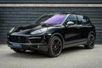 Porsche Cayenne 4.8 Turbo - Porsche onderhouden - Pano - ACC, Auto's, Porsche, Automaat, Gebruikt, Adaptive Cruise Control, Zwart