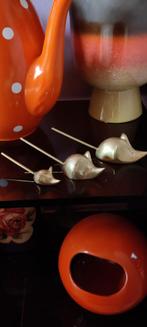 Retro muisjes goudkleurig 3x, Ophalen