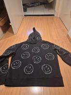 Zwarte Smiley Hoodie s, Kleding | Dames, Ophalen of Verzenden, Gedragen, Maat 36 (S), Zwart