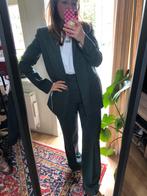 H&M trend pak blazer en pantalon maat 36/38 grijs/groen, Maat 38/40 (M), H&M, Kostuum of Pak, Ophalen of Verzenden