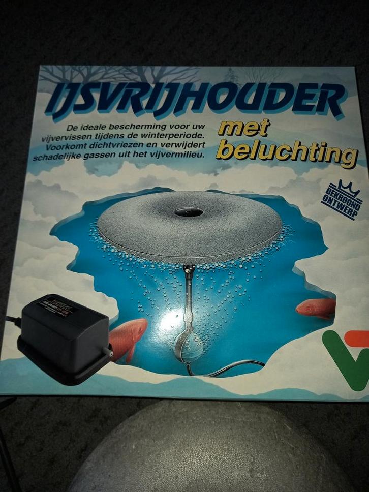 Ijsvrijhouder met beluchting voor vijver, Tuin en Terras, Vijvers, Gebruikt, Ophalen