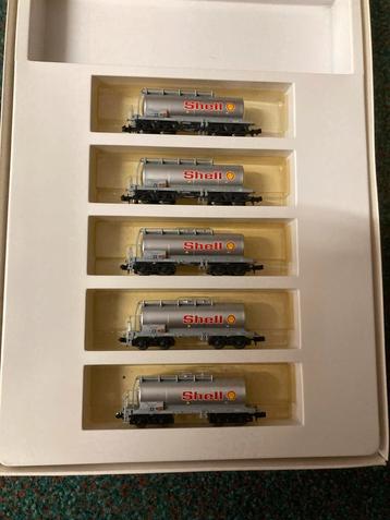Minitrix 11418 Shell Tankwagons - Nieuw in Doos! beschikbaar voor biedingen