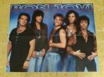 Poster Jon Bon Jovi A2 42x52cm Bravo Beverly Hills 90210, Rechthoekig Liggend, Ophalen of Verzenden, Zo goed als nieuw, A1 t/m A3