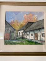 Schilderij boerderij van Schie Heemstede, Antiek en Kunst, Ophalen