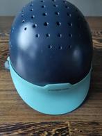 Fouganza paardrij cap kind maat XS 48-52 blauw, Dieren en Toebehoren, Paardrijkleding, Gebruikt, Kinderen, Ophalen of Verzenden