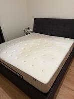 IKEA IDANÄS gestoffeerd bed  – met opbergruimte en matras, Ophalen, Zo goed als nieuw, 180 cm, 200 cm
