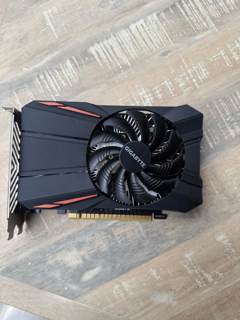 Gigabyte NVIDIA GeForce GTX 1050 Ti 4GB, Computers en Software, Videokaarten, PCI-Express 3, Gebruikt, HDMI, Ophalen of Verzenden