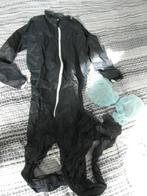 carnaval operatiepak XL blauw  met rits en 2 mutsen, Carnaval, Maat 56/58 (XL), Ophalen of Verzenden, Zo goed als nieuw