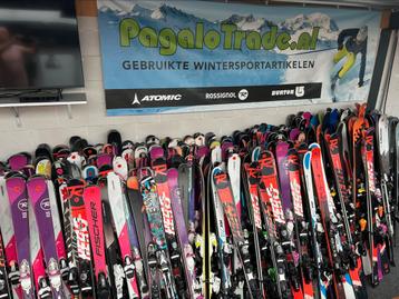 Groot assortiment in skiës, skischoenen, nieuwe en gebr. beschikbaar voor biedingen