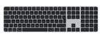 Apple Magic Keyboard Touch ID - Zwart - Nieuw, Multimediatoetsen, Nieuw, Ophalen of Verzenden, Draadloos