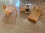 Sylvanian  tafel bed keuken, Kinderen en Baby's, Toebehoren, Ophalen of Verzenden, Zo goed als nieuw