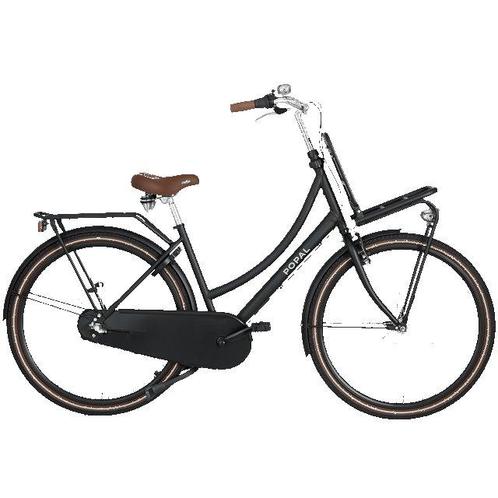 Popal Daily Dutch Basic+ Dames Zwart 2024, Fietsen en Brommers, Fietsen | Dames | Damesfietsen, Nieuw, Overige merken