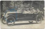 oldtimer auto amerikaan 6 personen fotokaart, Verzamelen, Ansichtkaarten | Themakaarten, Verzenden, 1920 tot 1940, Ongelopen, Voertuig