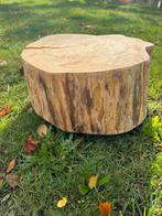 Boomstam tafel, salontafel, bijzettafel, Huis en Inrichting, Tafels | Eettafels, Ophalen, 50 tot 100 cm, Rond, Tot twee personen
