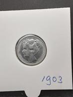 25 cent 1903 Koningin Wilhelmina, Postzegels en Munten, Munten | Nederland, Zilver, 25 cent, Ophalen of Verzenden, Koningin Wilhelmina