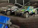 2 Radiobestuurbare autos, 2 slashes, Gebruikt, Auto offroad, RTR (Ready to Run), Overige schalen