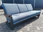 Vintage 3 zits bank, Huis en Inrichting, Banken | Bankstellen, Ophalen, Hout, Gebruikt, Vintage