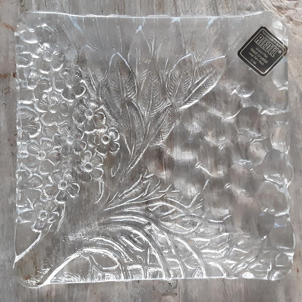 Riedel Loodkristal Serveerschaal - Mid Century Design, Antiek en Kunst, Antiek | Glas en Kristal, Ophalen