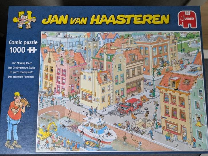 Jan van Haasteren puzzel The Missing Piece 1000 stukjes, Hobby en Vrije tijd, Denksport en Puzzels, Nieuw, Legpuzzel, 500 t/m 1500 stukjes