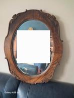 Spiegel brocante, Ophalen of Verzenden, Zo goed als nieuw, Minder dan 100 cm, Ovaal