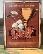 Golf golfbaan golfclub wandbord tekstbord mancave bar pub, Huis en Inrichting, Woonaccessoires | Tekstborden en Spreuken, Clayre&Eef