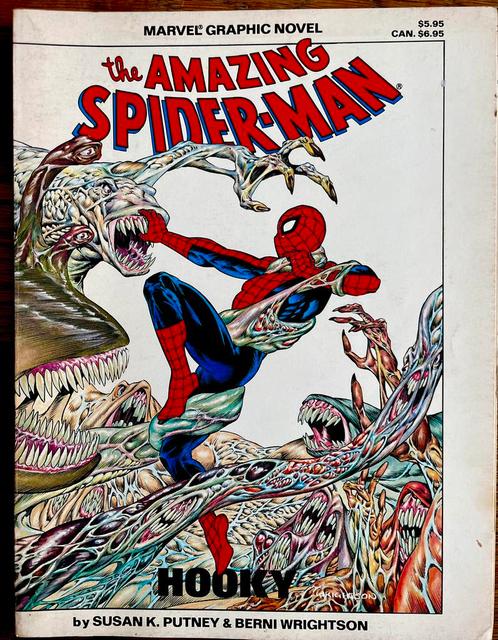 Marvel Graphic Novel – Spider-Man “Hooky” (1986), Boeken, Strips | Comics, Zo goed als nieuw, Eén comic, Amerika, Ophalen of Verzenden