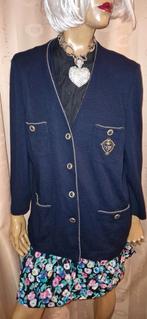 Prachtige vest van Frank Walder maat 44 zgan blauw, Kleding | Dames, Truien en Vesten, Blauw, Maat 42/44 (L), Ophalen of Verzenden